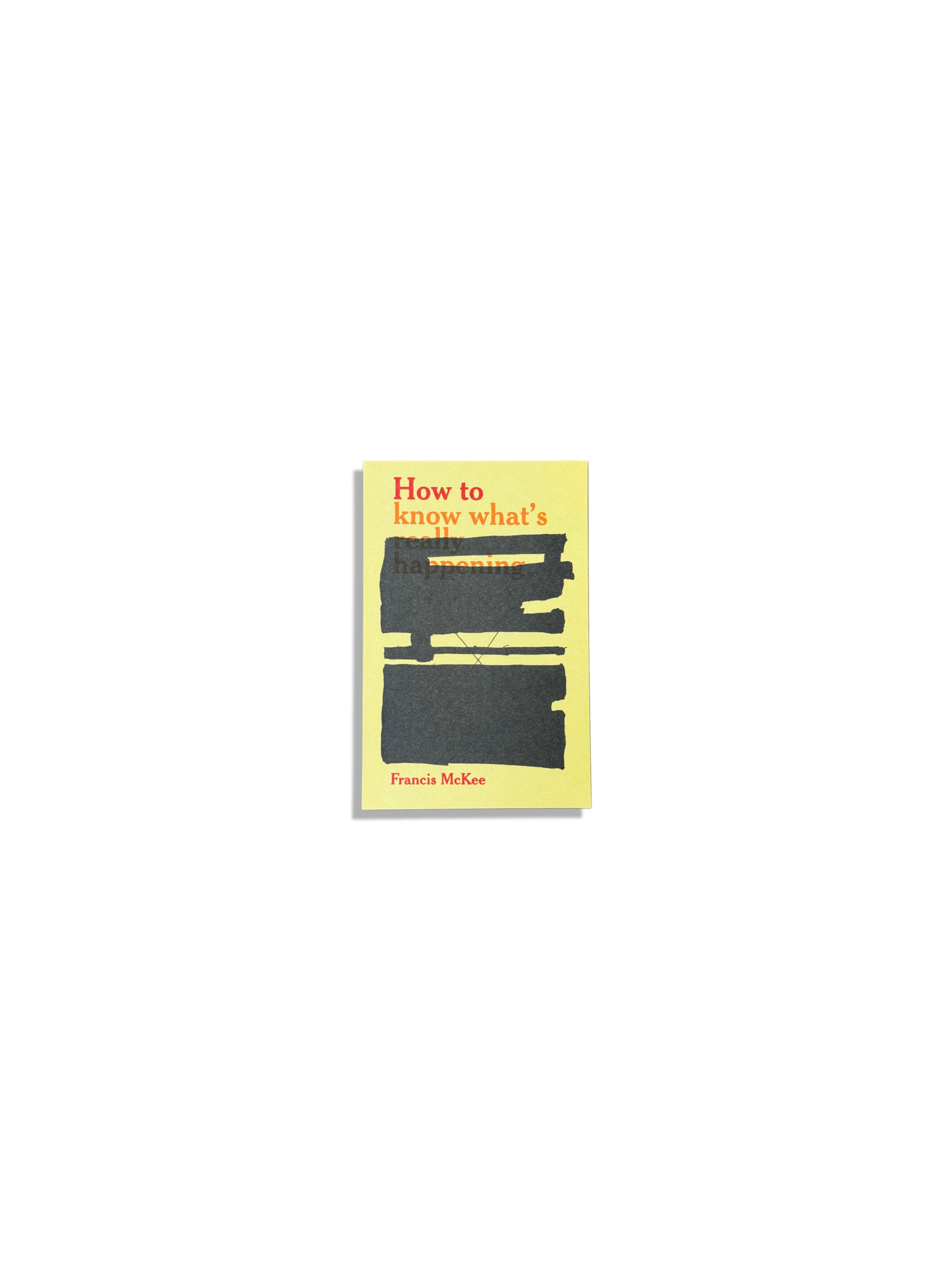 Francis McKee – How to Know What's Really Happening
