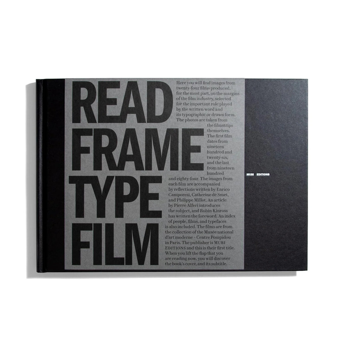 Read Frame Type Film: Or, Written on the Screen
