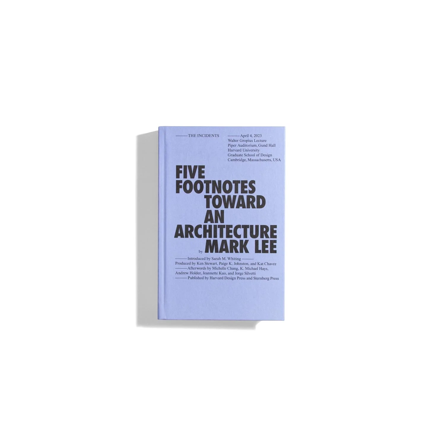 Five Footnotes Toward an Architecture – Mark Lee