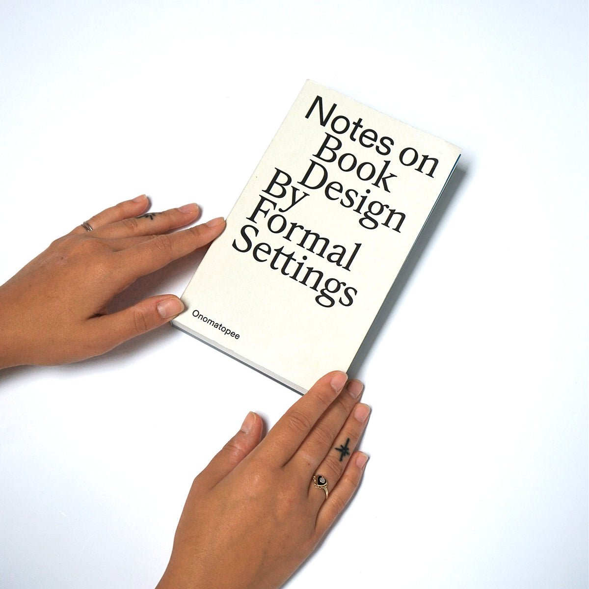 Notes on Book Design by Formal Settings