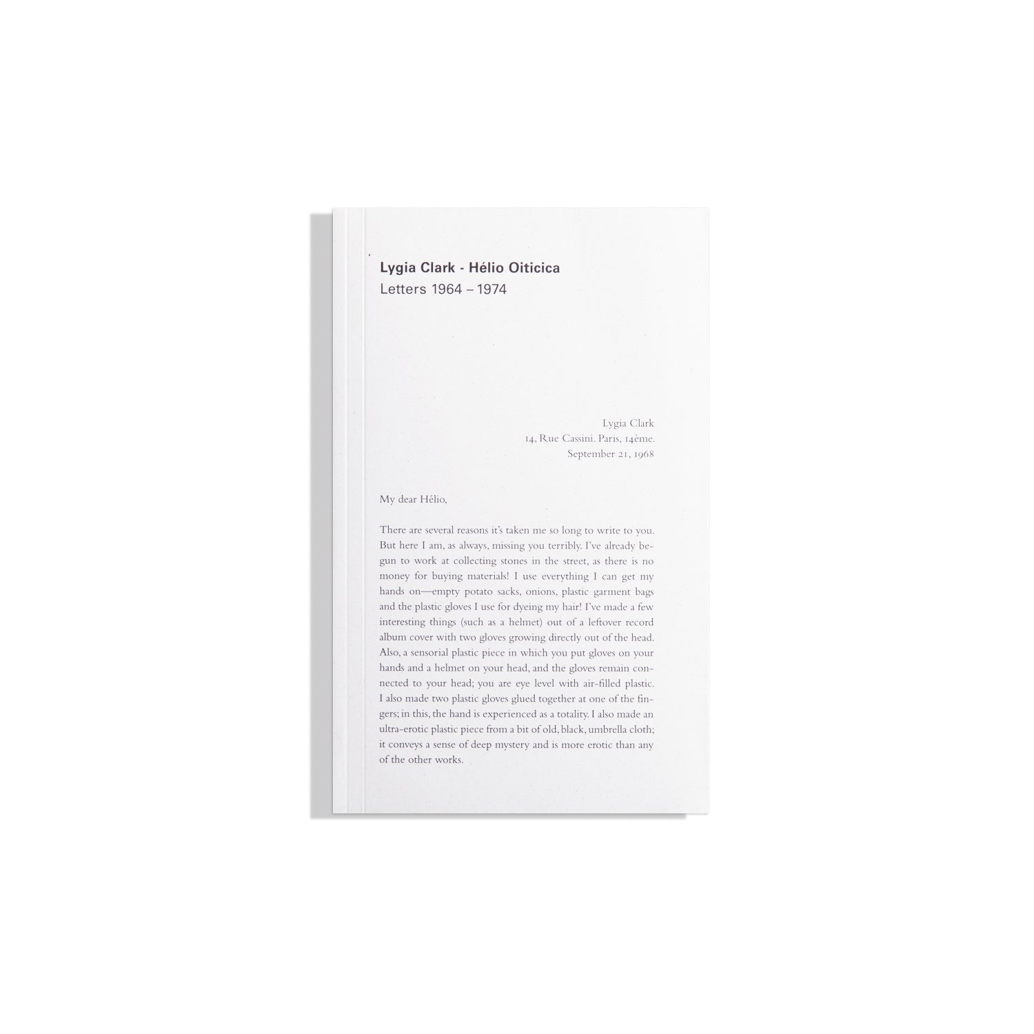Lygia Clark - Hélio Oiticica: Letters 1964–1974
